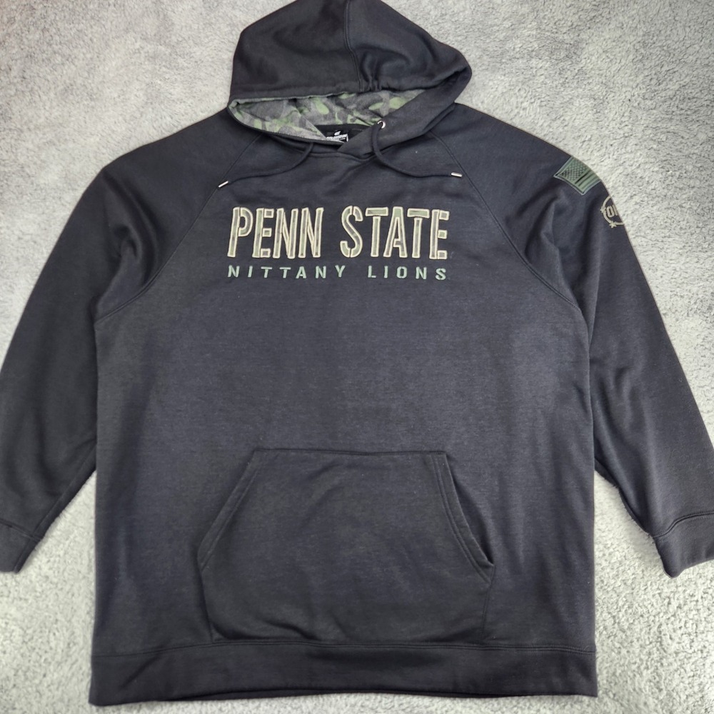 Penn State Nittany Lions Colosseum OHT Military Appreciation Hoodie Mens 4XT